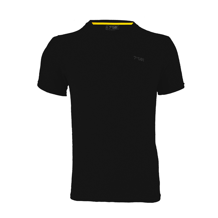 T-SHIRT CUELLO REDONDO NEGRA